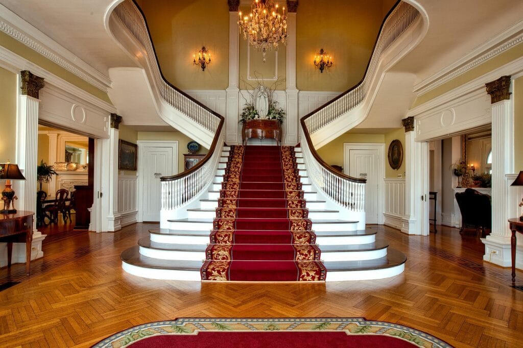 escalier et son tapis